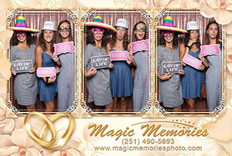 Bridal show photo booth
